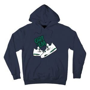 Got Em Smile Matching Oxidized Green 4s Tall Hoodie