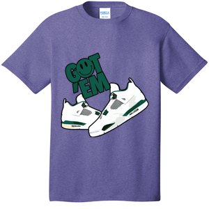 Got Em Smile Matching Oxidized Green 4s T-Shirt