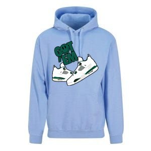 Got Em Smile Matching Oxidized Green 4s Unisex Surf Hoodie