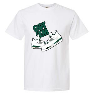 Got Em Smile Matching Oxidized Green 4s Garment-Dyed Heavyweight T-Shirt