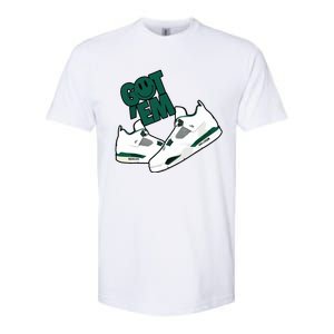 Got Em Smile Matching Oxidized Green 4s Softstyle CVC T-Shirt