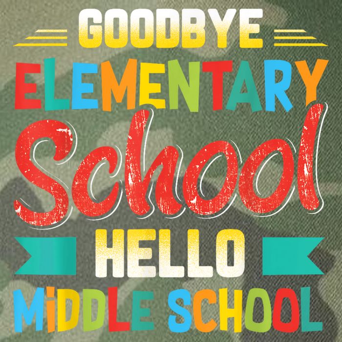 Goodbye Elementary School Hello Middle School Last Day Legacy Tie Dye Trucker Hat