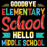 Goodbye Elementary School Hello Middle School Last Day Impact Tech Backpack