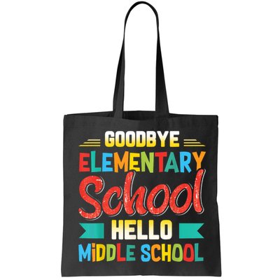 Goodbye Elementary School Hello Middle School Last Day Bag