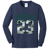 Got Em Streetwear Matching Oxidized Green 4s Kids Long Sleeve Shirt