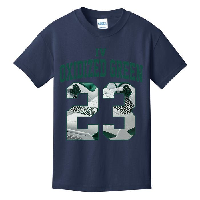 Got Em Streetwear Matching Oxidized Green 4s Kids T-Shirt