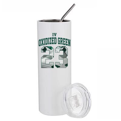 Got Em Streetwear Matching Oxidized Green 4s Stainless Steel Tumbler