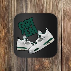 Got Em Smile Matching Oxidized Green 4s Gift Coaster