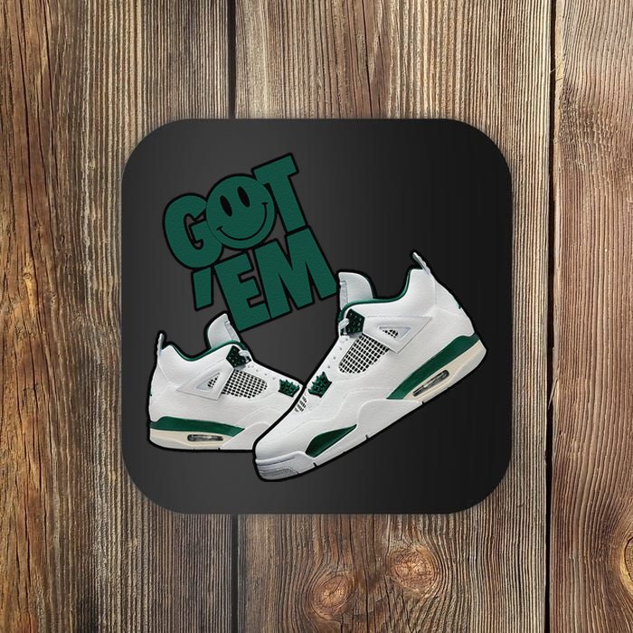 Got Em Smile Matching Oxidized Green 4s Gift Coaster