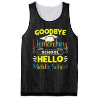 Goodbye elementary school Graduation To Middle school Mesh Reversible Basketball Jersey Tank