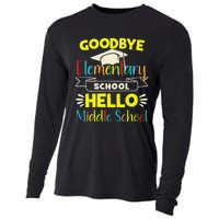 Goodbye elementary school Graduation To Middle school Cooling Performance Long Sleeve Crew