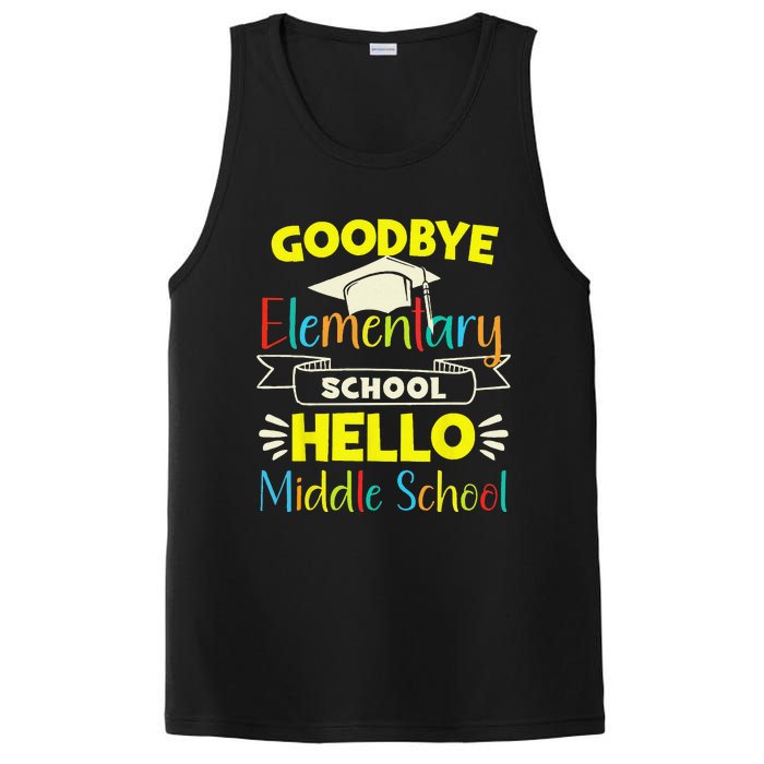 Goodbye elementary school Graduation To Middle school PosiCharge Competitor Tank