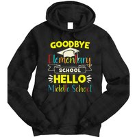 Goodbye elementary school Graduation To Middle school Tie Dye Hoodie