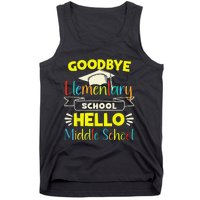 Goodbye elementary school Graduation To Middle school Tank Top