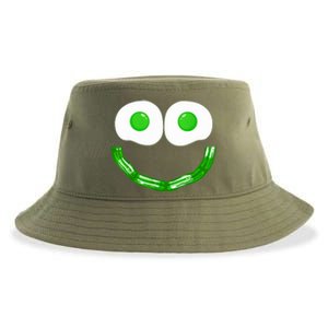 Green Eggs Smile Brunch Breakfast Sustainable Bucket Hat