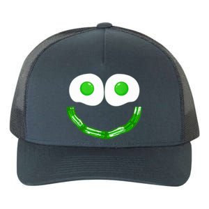 Green Eggs Smile Brunch Breakfast Yupoong Adult 5-Panel Trucker Hat