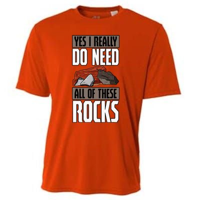 Geology Earth Scientists Geologists Mineral Collectors Rock Cooling Performance Crew T-Shirt