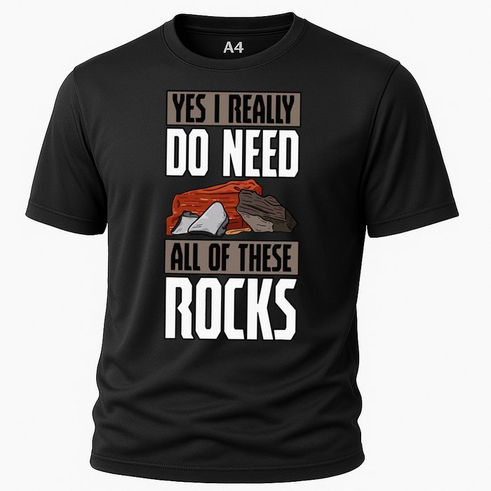 Geology Earth Scientists Geologists Mineral Collectors Rock Cooling Performance Crew T-Shirt
