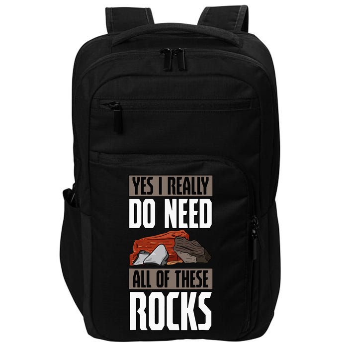 Geology Earth Scientists Geologists Mineral Collectors Rock Impact Tech Backpack