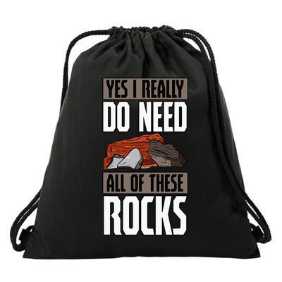 Geology Earth Scientists Geologists Mineral Collectors Rock Drawstring Bag