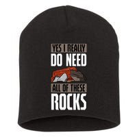 Geology Earth Scientists Geologists Mineral Collectors Rock Short Acrylic Beanie
