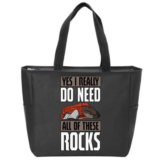 Geology Earth Scientists Geologists Mineral Collectors Rock Zip Tote Bag