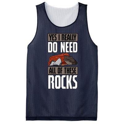 Geology Earth Scientists Geologists Mineral Collectors Rock Mesh Reversible Basketball Jersey Tank