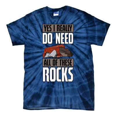 Geology Earth Scientists Geologists Mineral Collectors Rock Tie-Dye T-Shirt