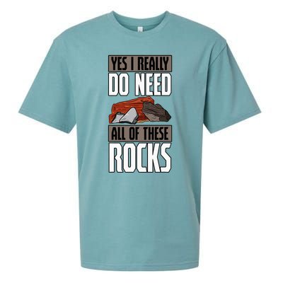 Geology Earth Scientists Geologists Mineral Collectors Rock Sueded Cloud Jersey T-Shirt