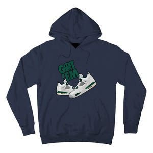 Got Em Smile Matching Oxidized Green 4s Premium Tall Hoodie