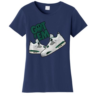 Got Em Smile Matching Oxidized Green 4s Premium Women's T-Shirt