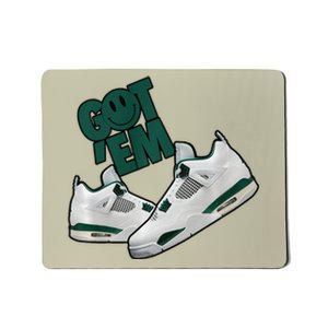 Got Em Smile Matching Oxidized Green 4s Premium Mousepad