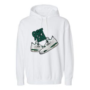 Got Em Smile Matching Oxidized Green 4s Premium Garment-Dyed Fleece Hoodie