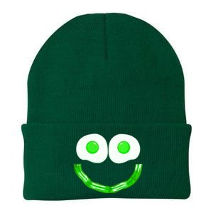 Green Eggs Smile Brunch Breakfast Knit Cap Winter Beanie