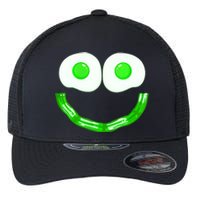 Green Eggs Smile Brunch Breakfast Flexfit Unipanel Trucker Cap