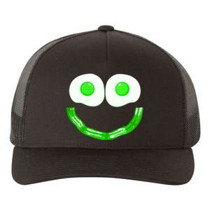 Green Eggs Smile Brunch Breakfast Yupoong Adult 5-Panel Trucker Hat