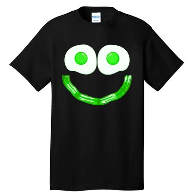 Green Eggs Smile Brunch Breakfast Tall T-Shirt