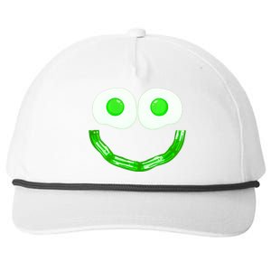 Green Eggs Smile Brunch Breakfast Snapback Five-Panel Rope Hat