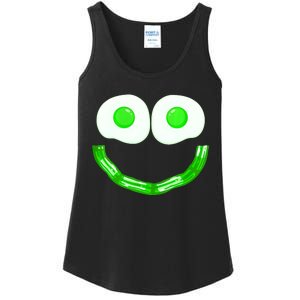 Green Eggs Smile Brunch Breakfast Ladies Essential Tank