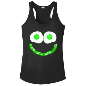 Green Eggs Smile Brunch Breakfast Ladies PosiCharge Competitor Racerback Tank