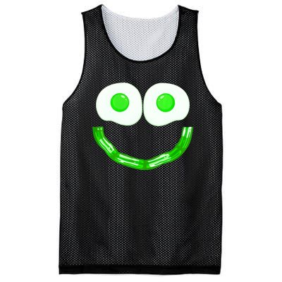 Green Eggs Smile Brunch Breakfast Mesh Reversible Basketball Jersey Tank