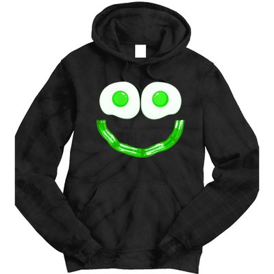 Green Eggs Smile Brunch Breakfast Tie Dye Hoodie