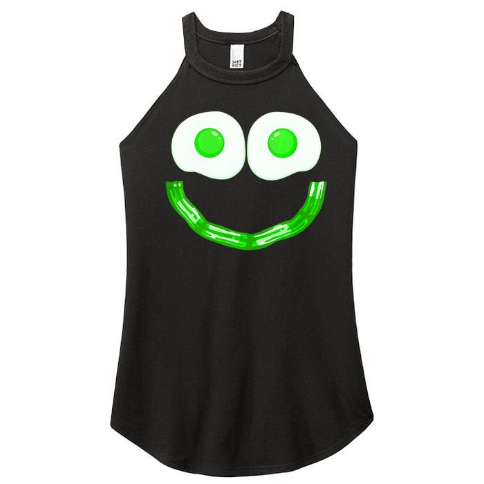 Green Eggs Smile Brunch Breakfast Women's Perfect Tri Rocker Tank