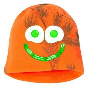 Green Eggs Smile Brunch Breakfast Kati - Camo Knit Beanie