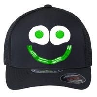 Green Eggs Smile Brunch Breakfast Flexfit Unipanel Trucker Cap