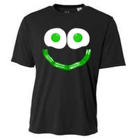 Green Eggs Smile Brunch Breakfast Cooling Performance Crew T-Shirt