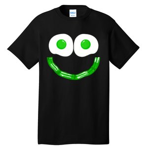 Green Eggs Smile Brunch Breakfast Tall T-Shirt