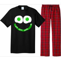 Green Eggs Smile Brunch Breakfast Pajama Set