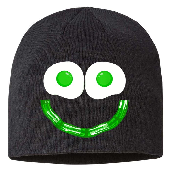 Green Eggs Smile Brunch Breakfast Sustainable Beanie