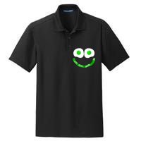 Green Eggs Smile Brunch Breakfast Dry Zone Grid Polo